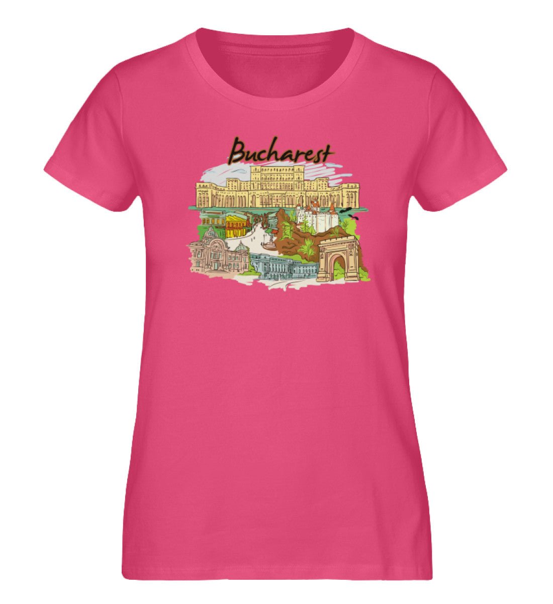 Bucharest - Damen Premium Organic Shirt - AQ.Vogue