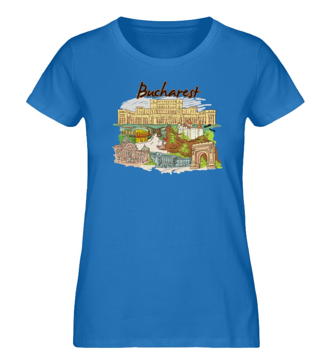 Bucharest - Damen Premium Organic Shirt - AQ.Vogue