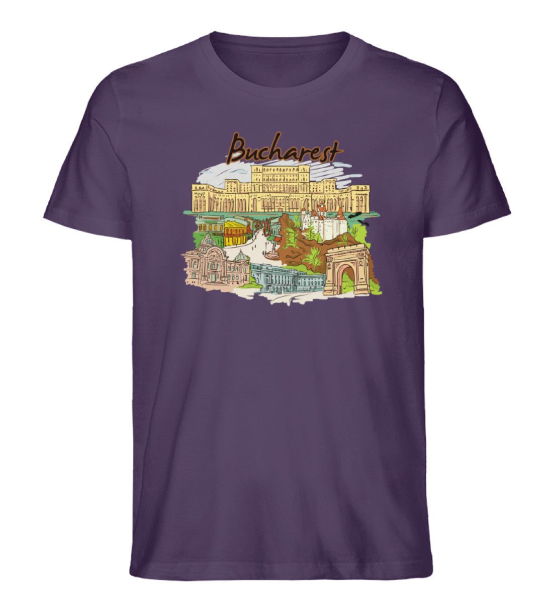Bucharest - Herren Premium Organic Shirt - AQ.Vogue