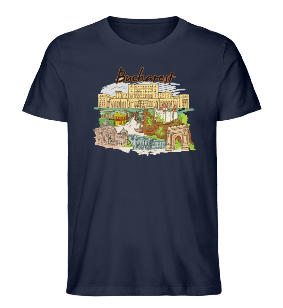 Bucharest - Herren Premium Organic Shirt - AQ.Vogue