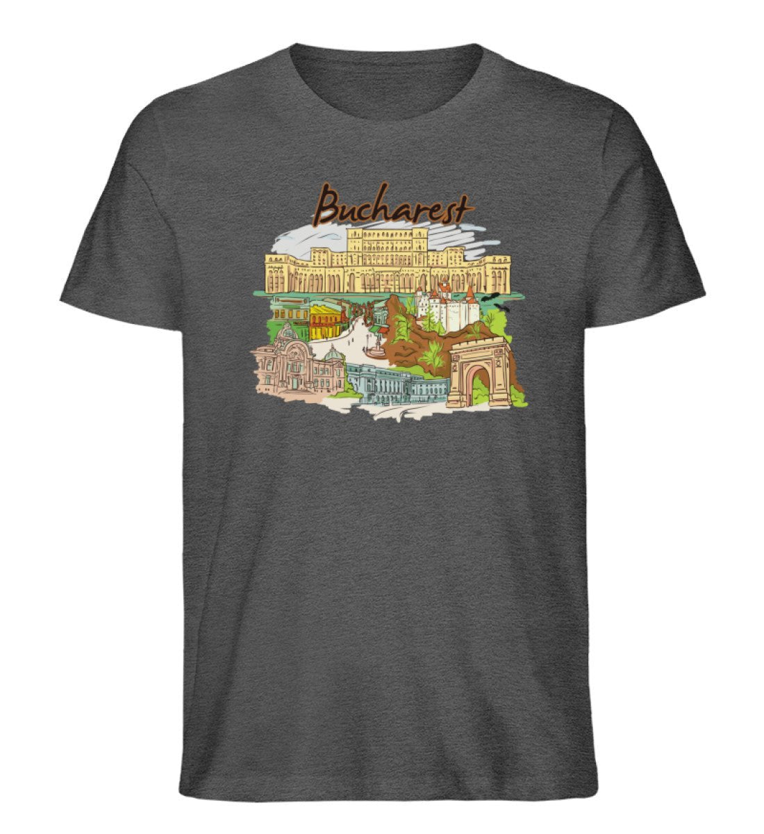 Bucharest - Herren Premium Organic Shirt - AQ.Vogue
