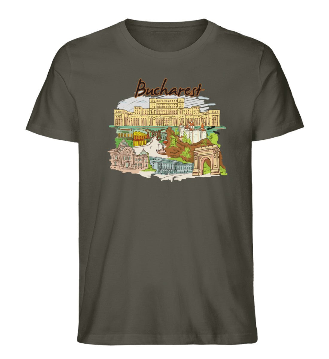 Bucharest - Herren Premium Organic Shirt - AQ.Vogue