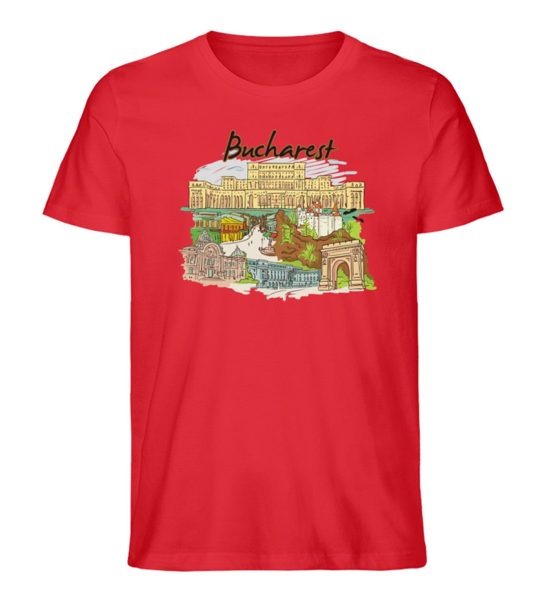 Bucharest - Herren Premium Organic Shirt - AQ.Vogue