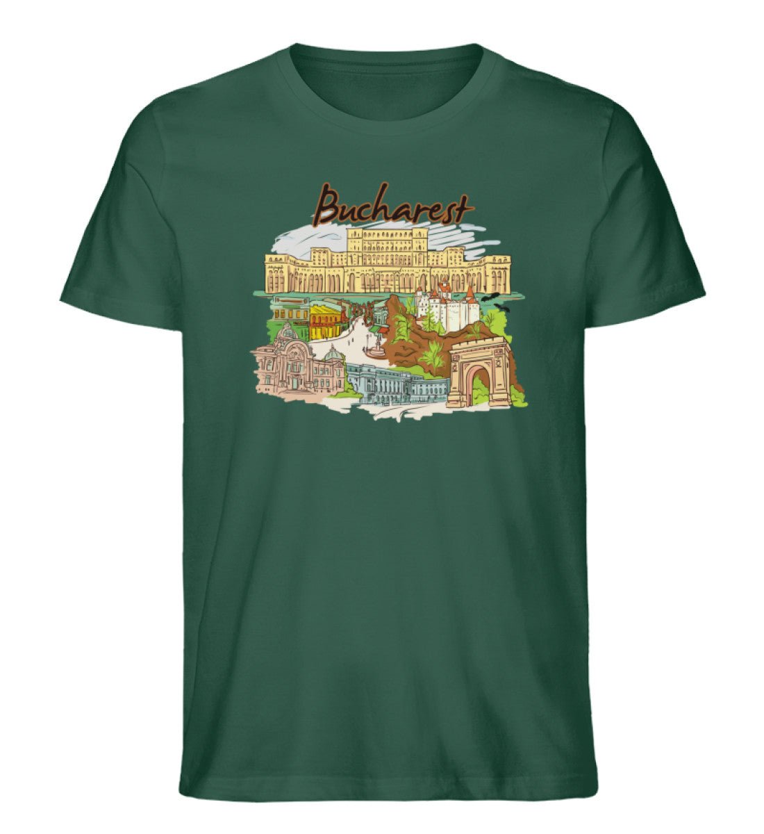 Bucharest - Herren Premium Organic Shirt - AQ.Vogue