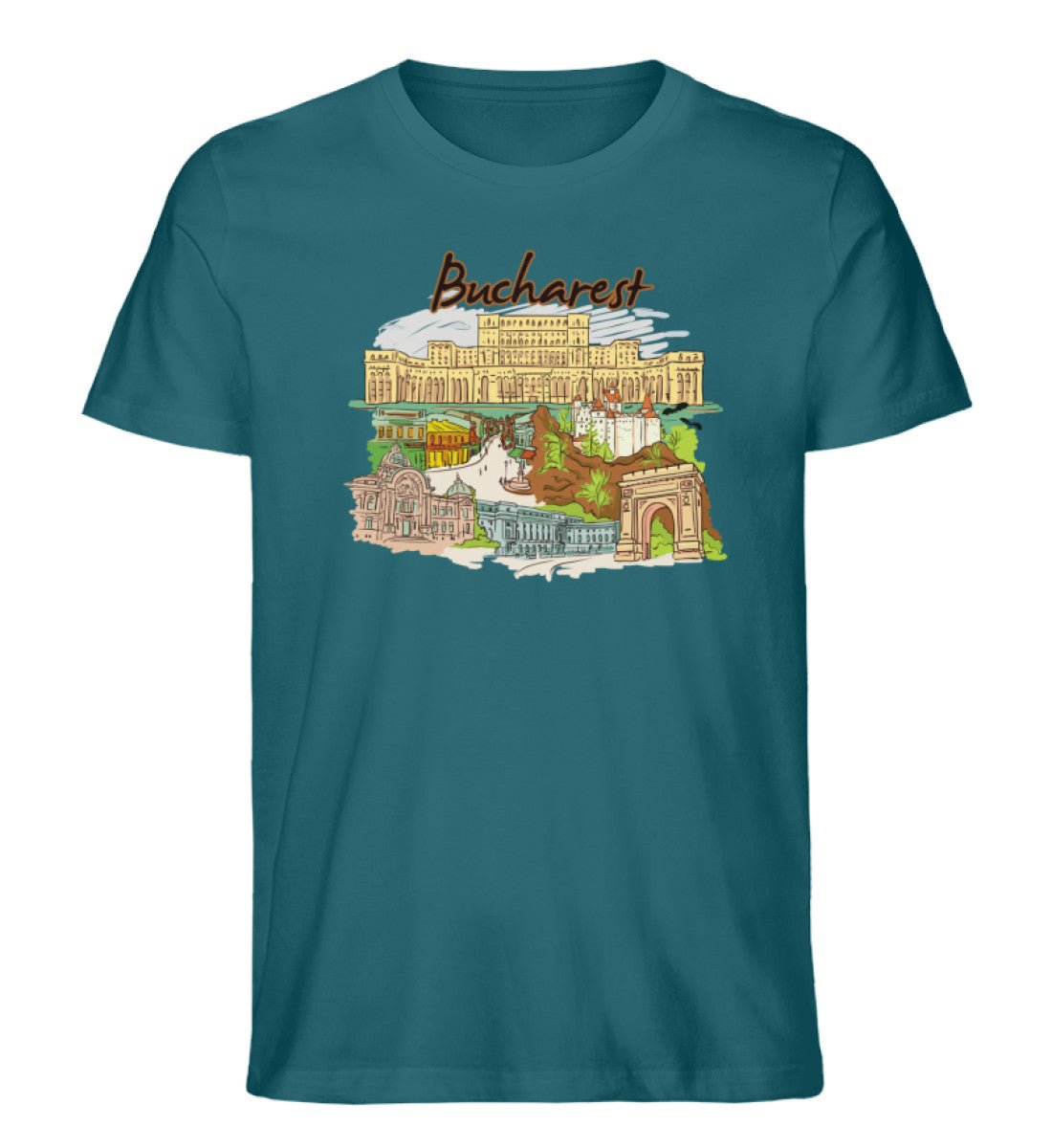 Bucharest - Herren Premium Organic Shirt - AQ.Vogue