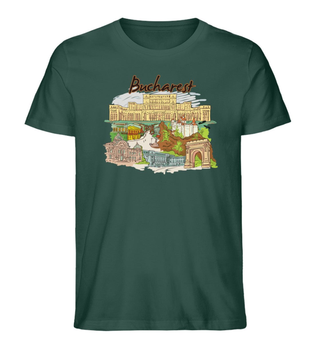 Bucharest - Herren Premium Organic Shirt - AQ.Vogue