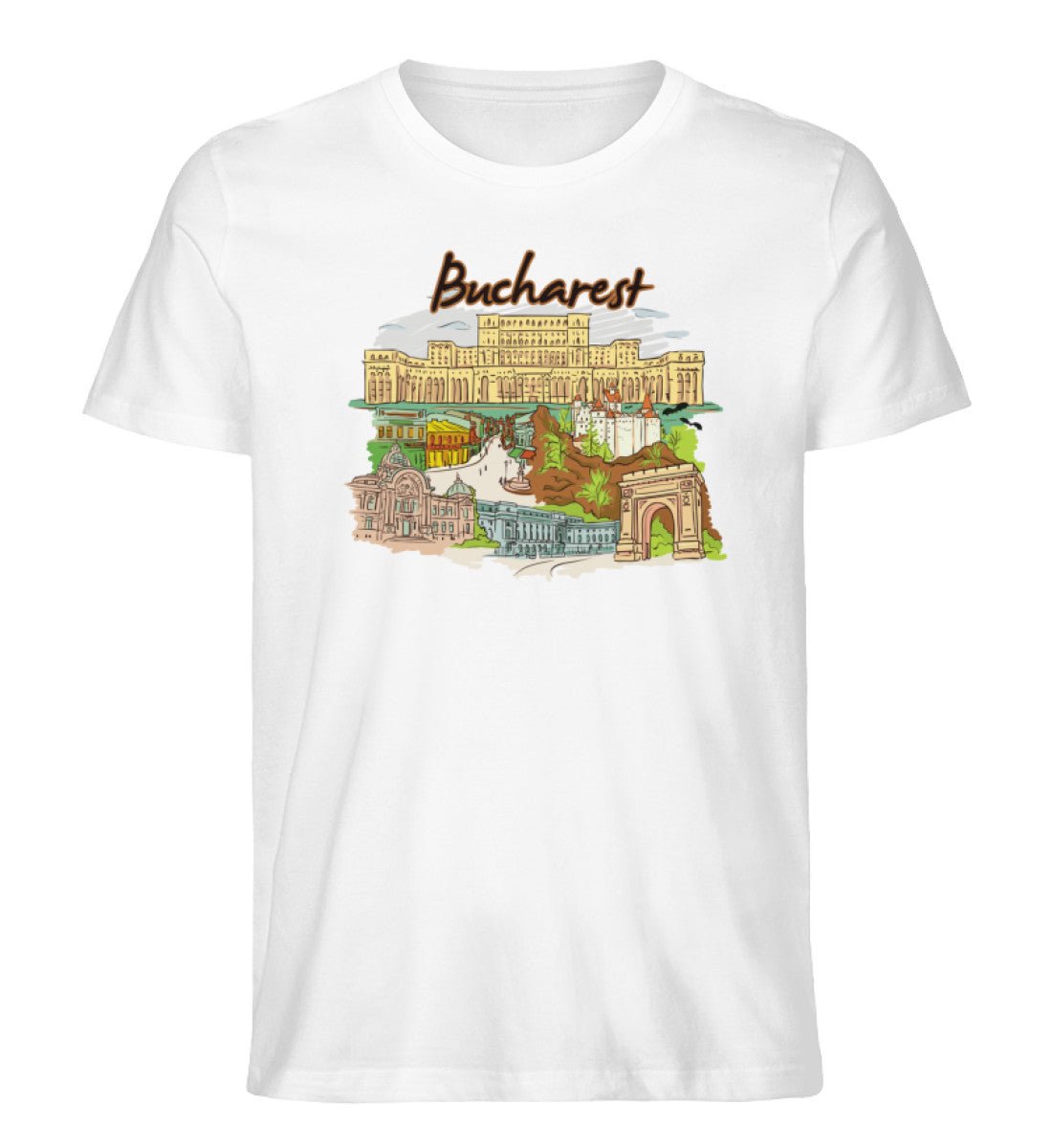 Bucharest - Herren Premium Organic Shirt - AQ.Vogue