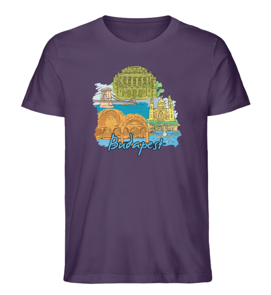 Budapest - Herren Premium Organic Shirt - AQ.Vogue