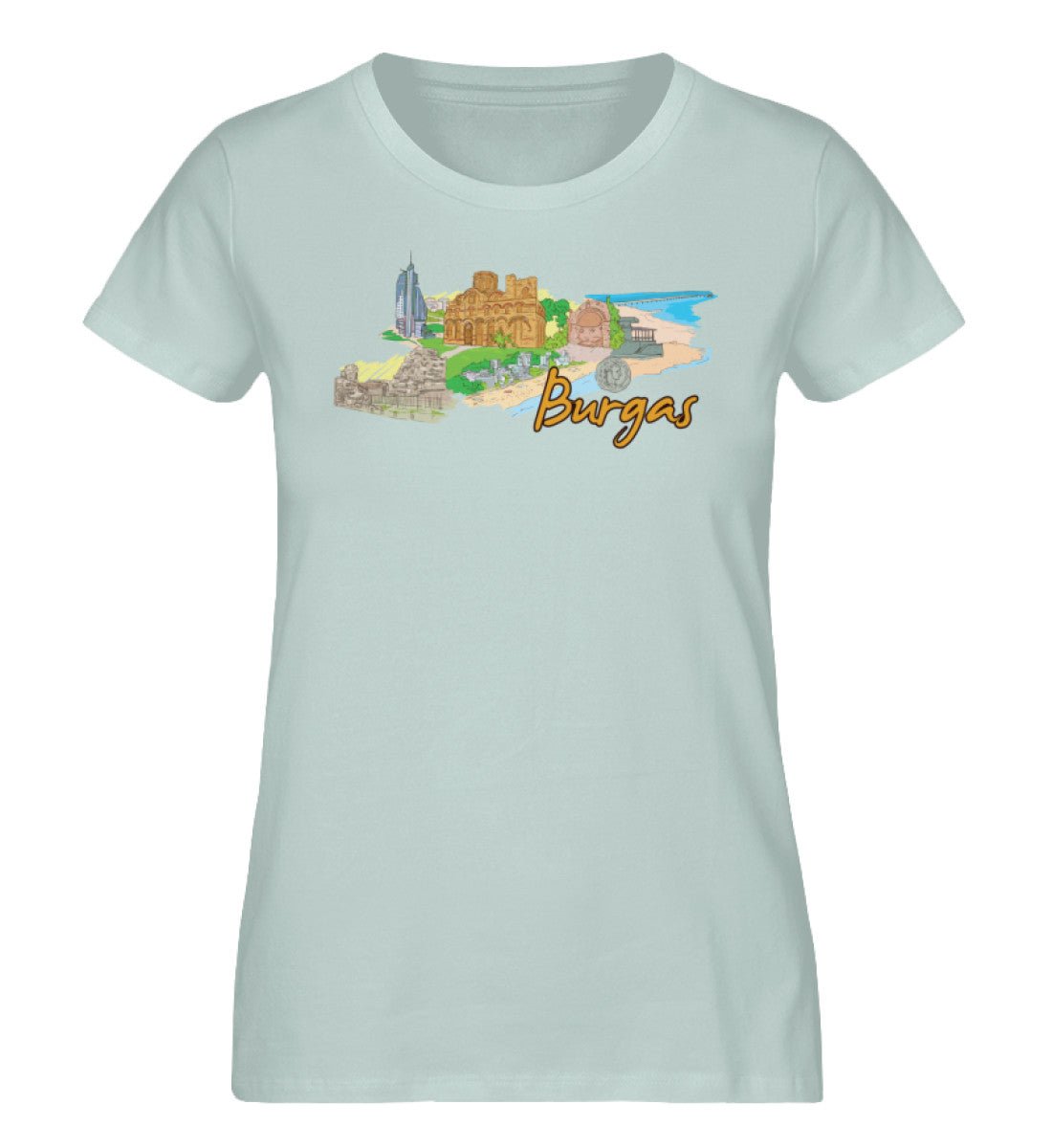 Burgas - Damen Premium Organic Shirt - AQ.Vogue