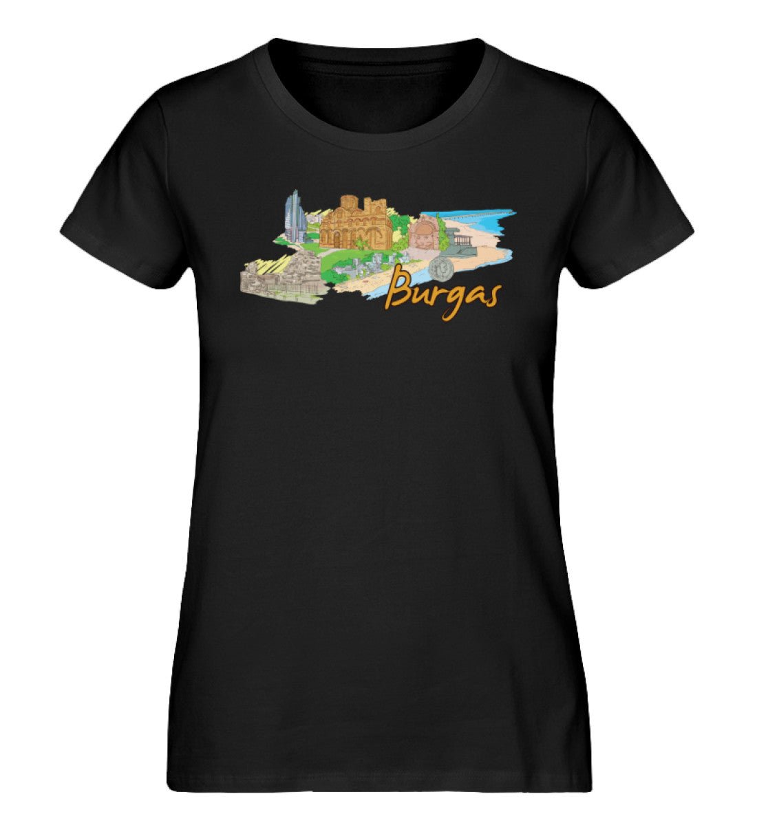 Burgas - Damen Premium Organic Shirt - AQ.Vogue