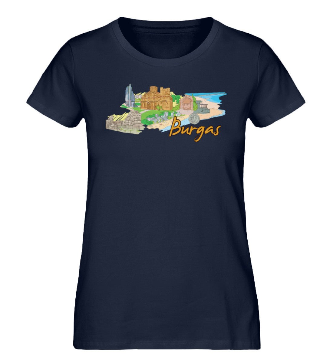 Burgas - Damen Premium Organic Shirt - AQ.Vogue