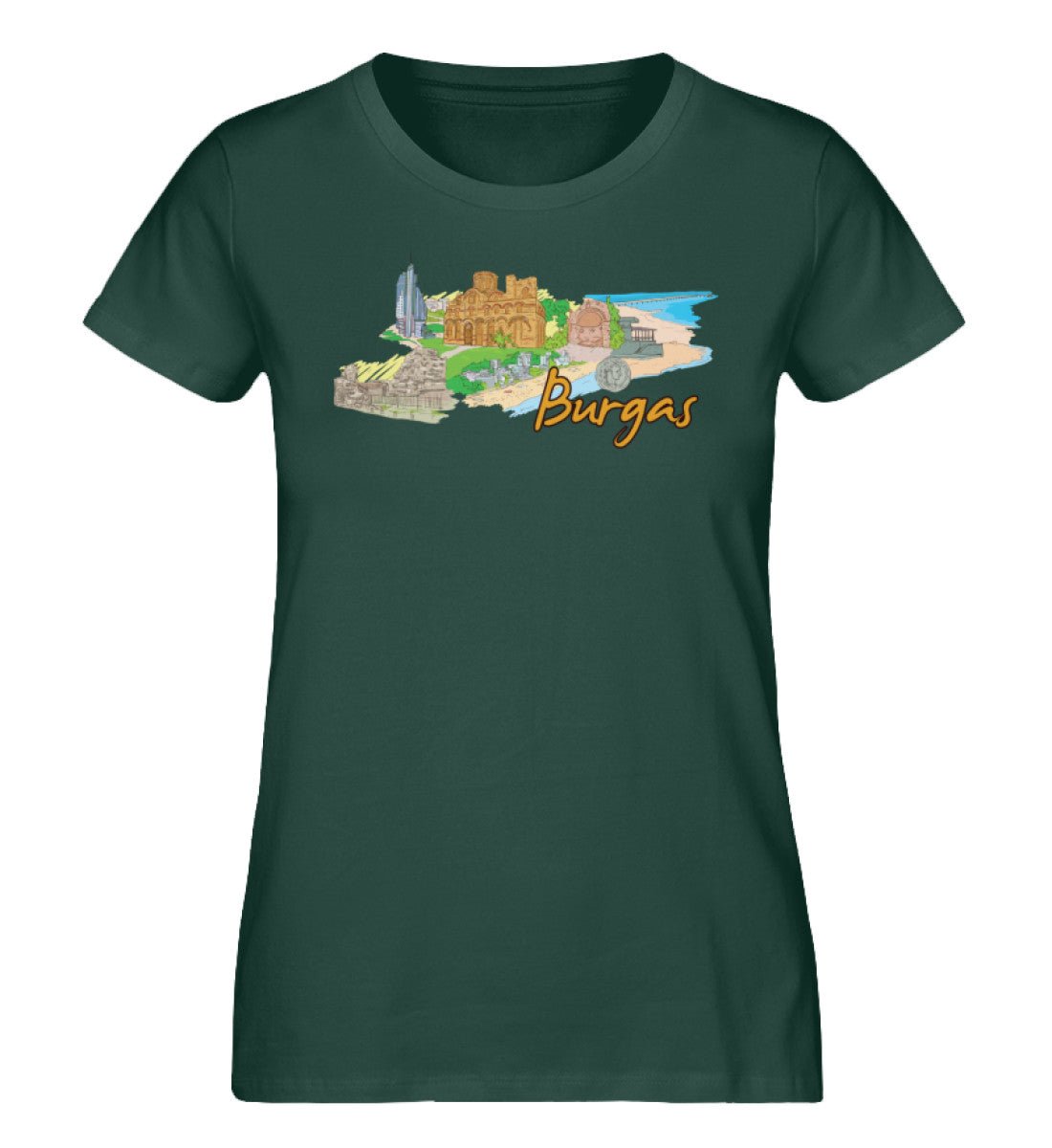 Burgas - Damen Premium Organic Shirt - AQ.Vogue