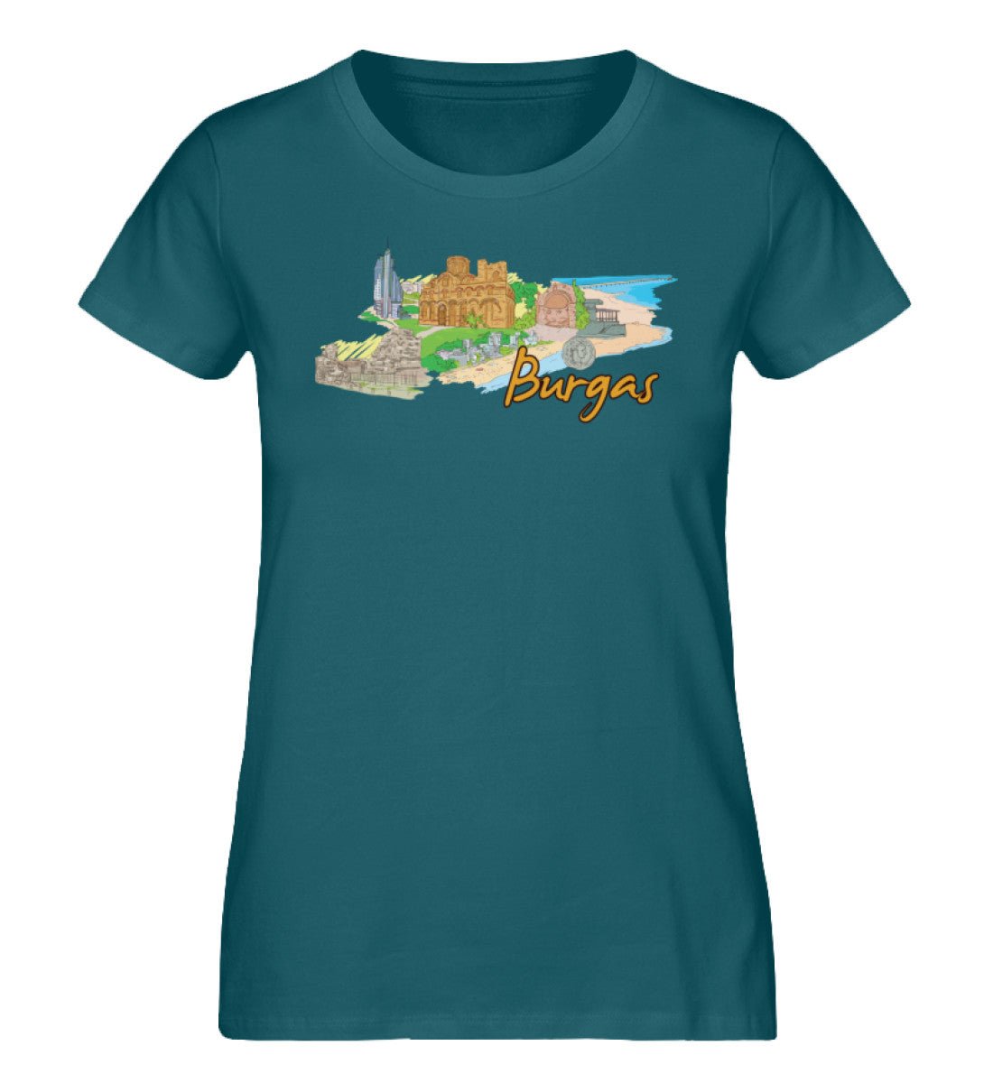 Burgas - Damen Premium Organic Shirt - AQ.Vogue