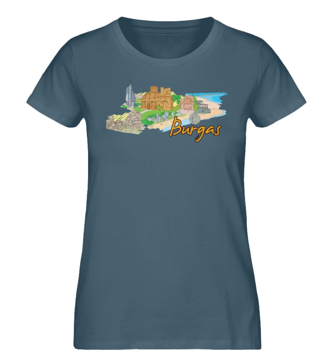 Burgas - Damen Premium Organic Shirt - AQ.Vogue