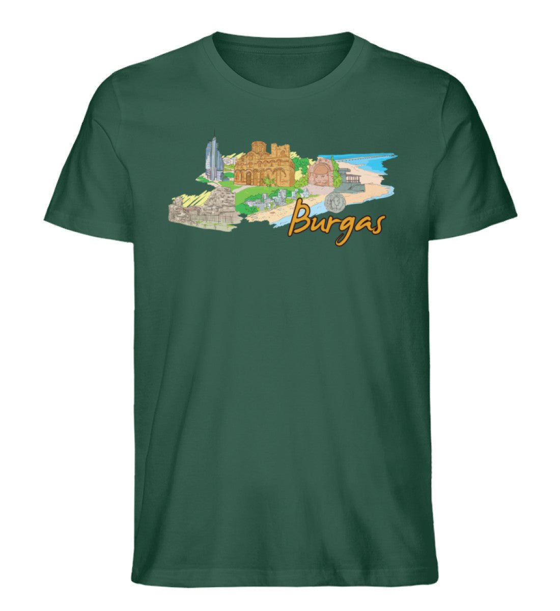 Burgas - Herren Premium Organic Shirt - AQ.Vogue