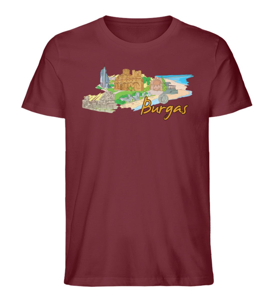 Burgas - Herren Premium Organic Shirt - AQ.Vogue