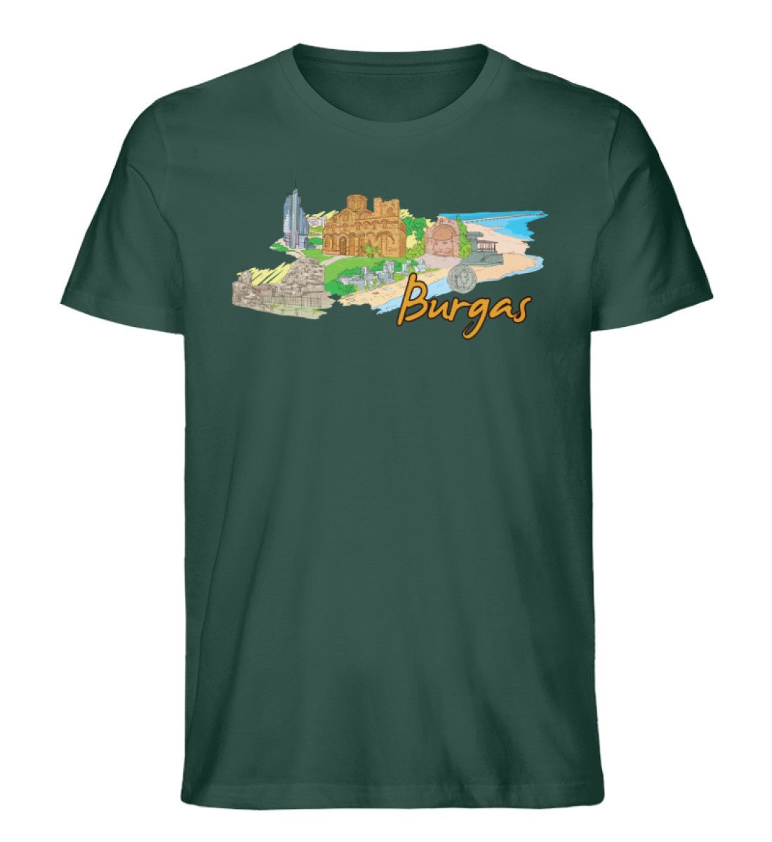 Burgas - Herren Premium Organic Shirt - AQ.Vogue