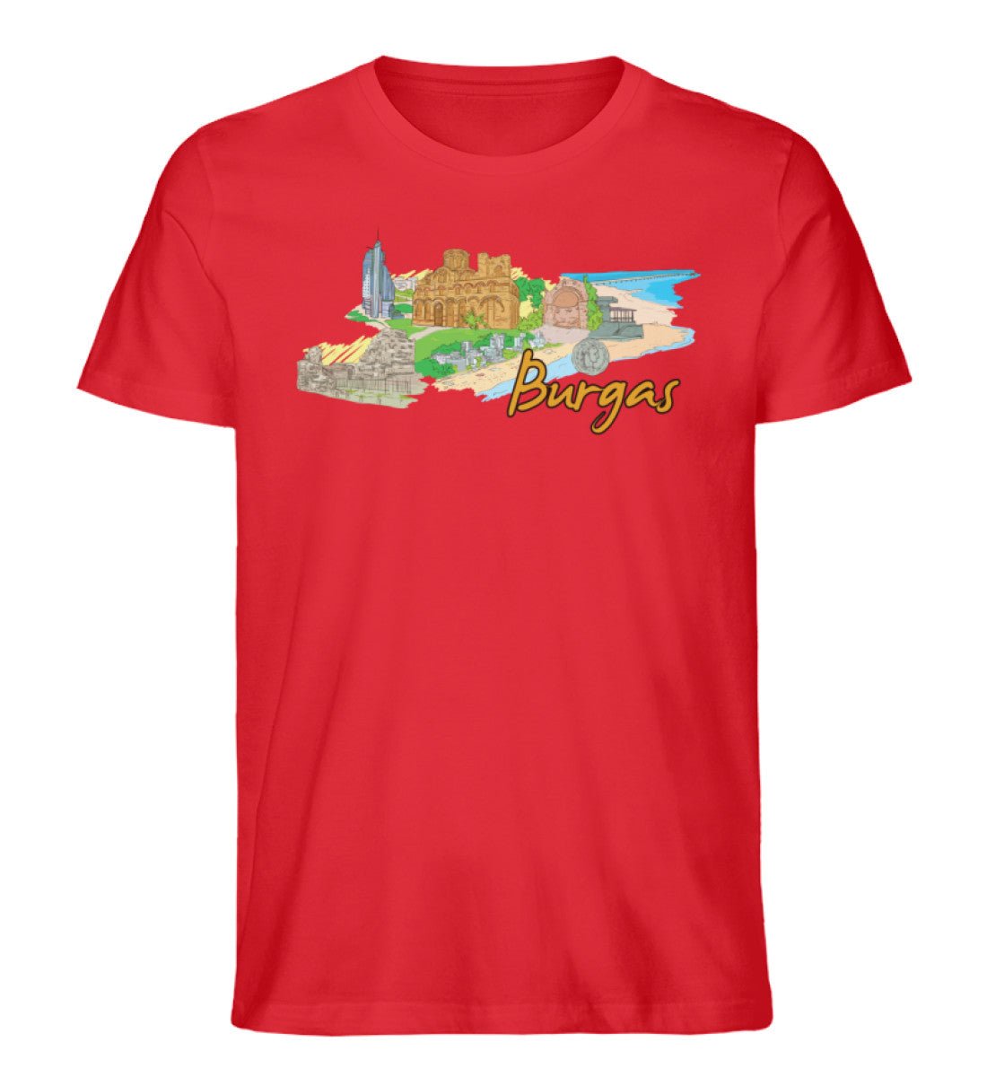 Burgas - Herren Premium Organic Shirt - AQ.Vogue