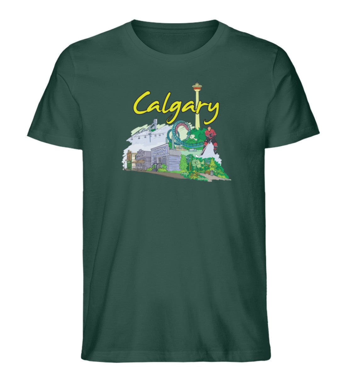 Calgary - Herren Premium Organic Shirt - AQ.Vogue