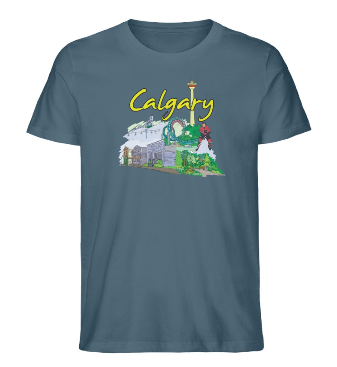 Calgary - Herren Premium Organic Shirt - AQ.Vogue