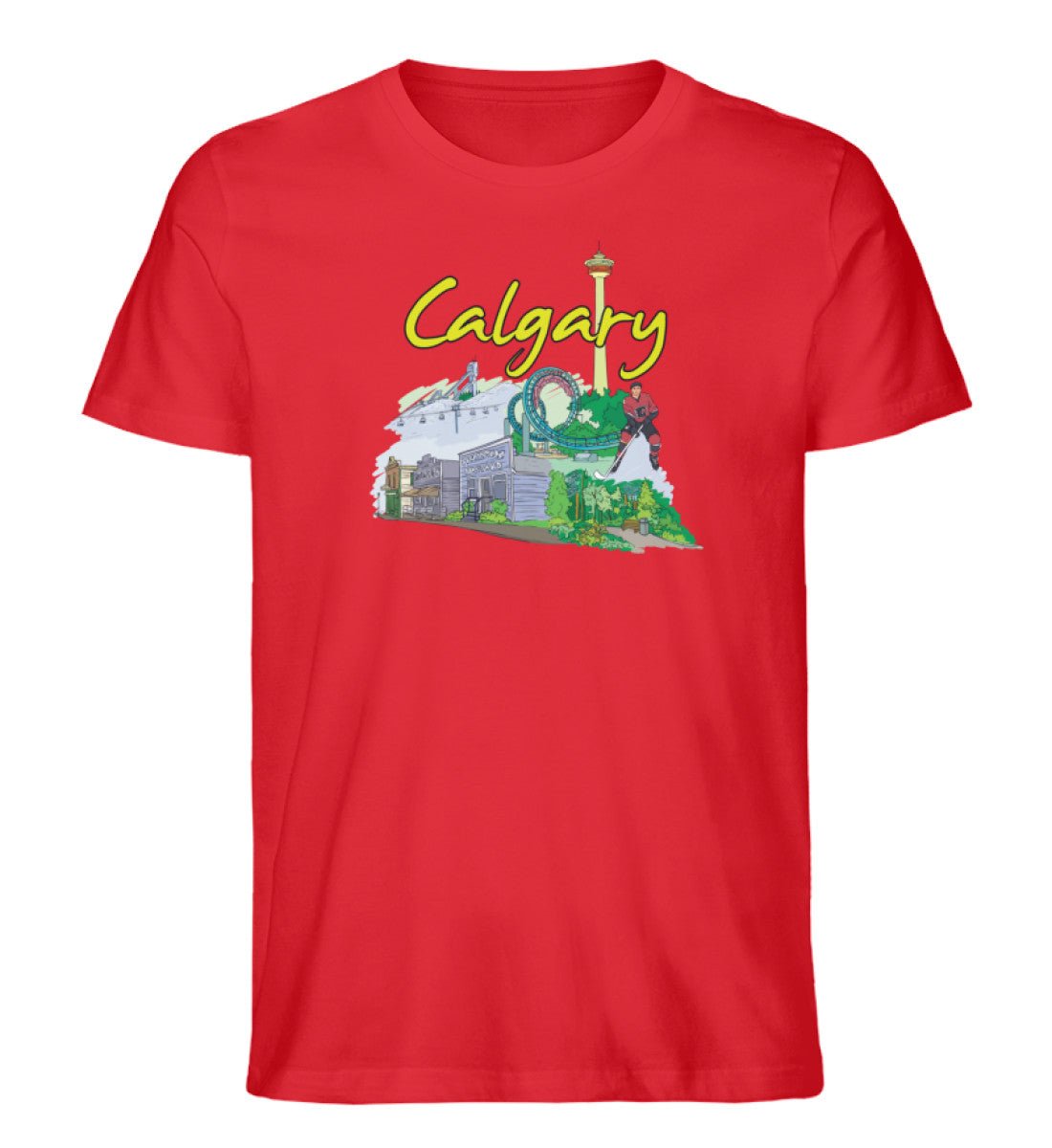 Calgary - Herren Premium Organic Shirt - AQ.Vogue