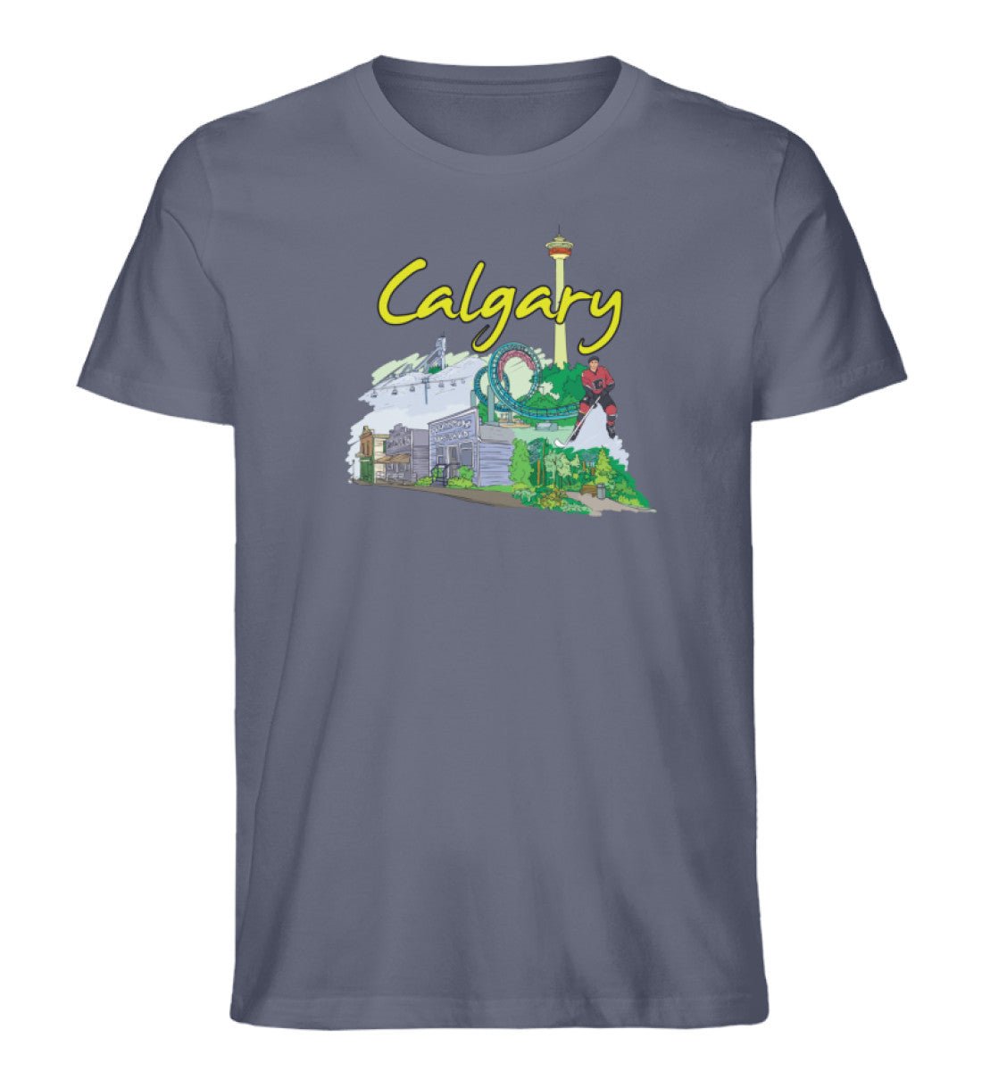 Calgary - Herren Premium Organic Shirt - AQ.Vogue