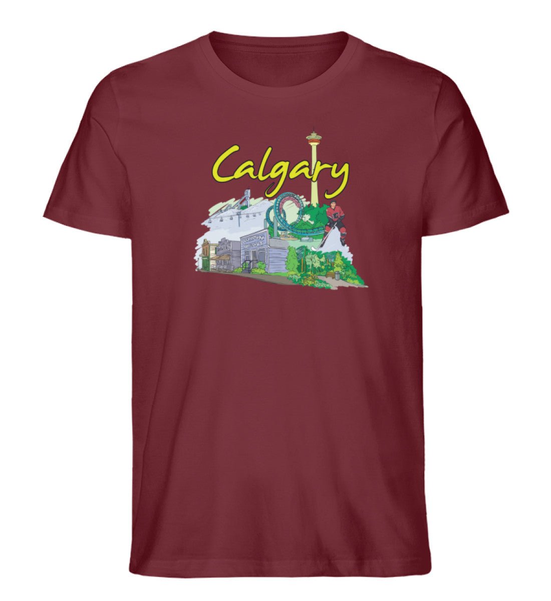 Calgary - Herren Premium Organic Shirt - AQ.Vogue