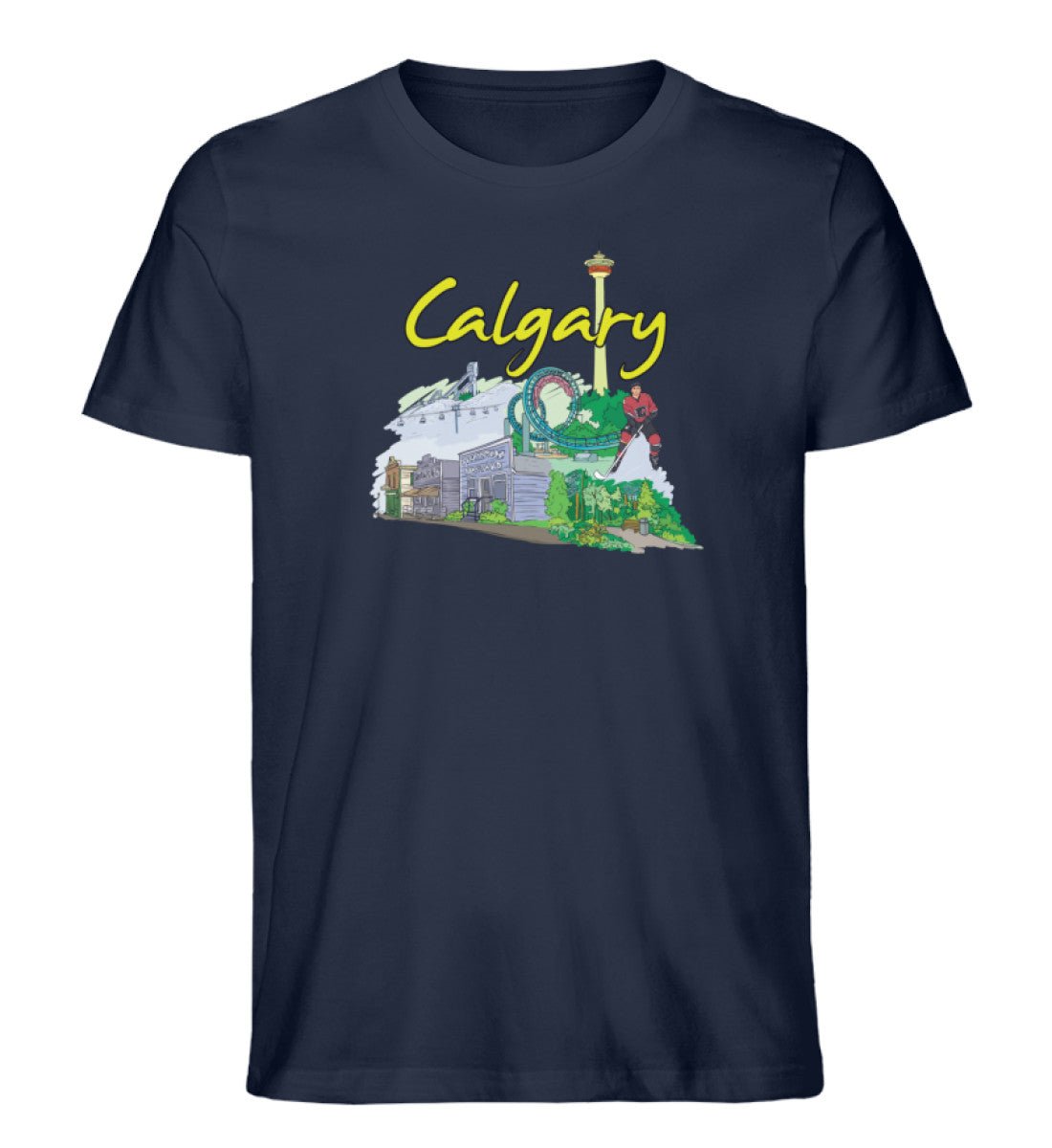 Calgary - Herren Premium Organic Shirt - AQ.Vogue