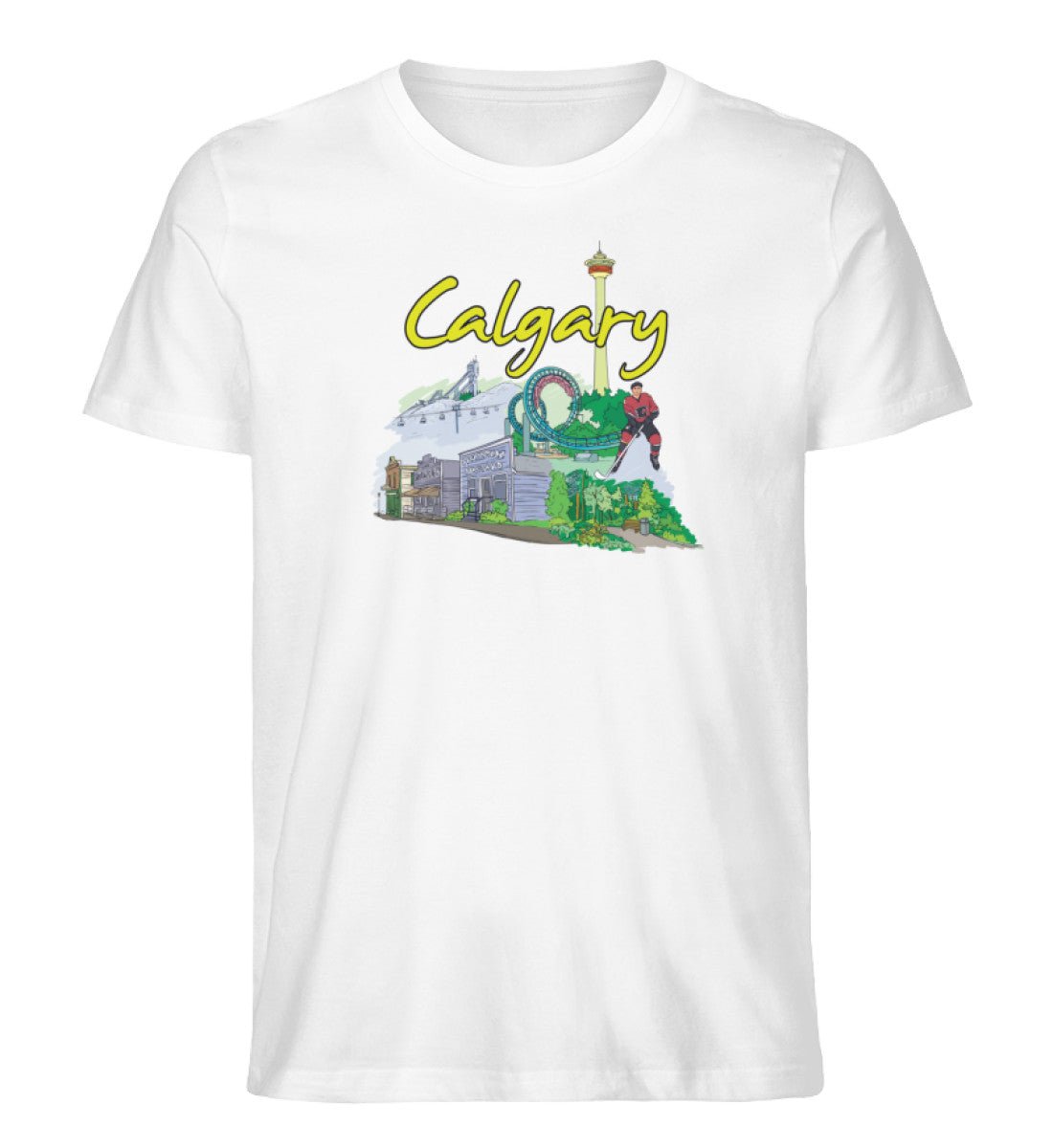 Calgary - Herren Premium Organic Shirt - AQ.Vogue