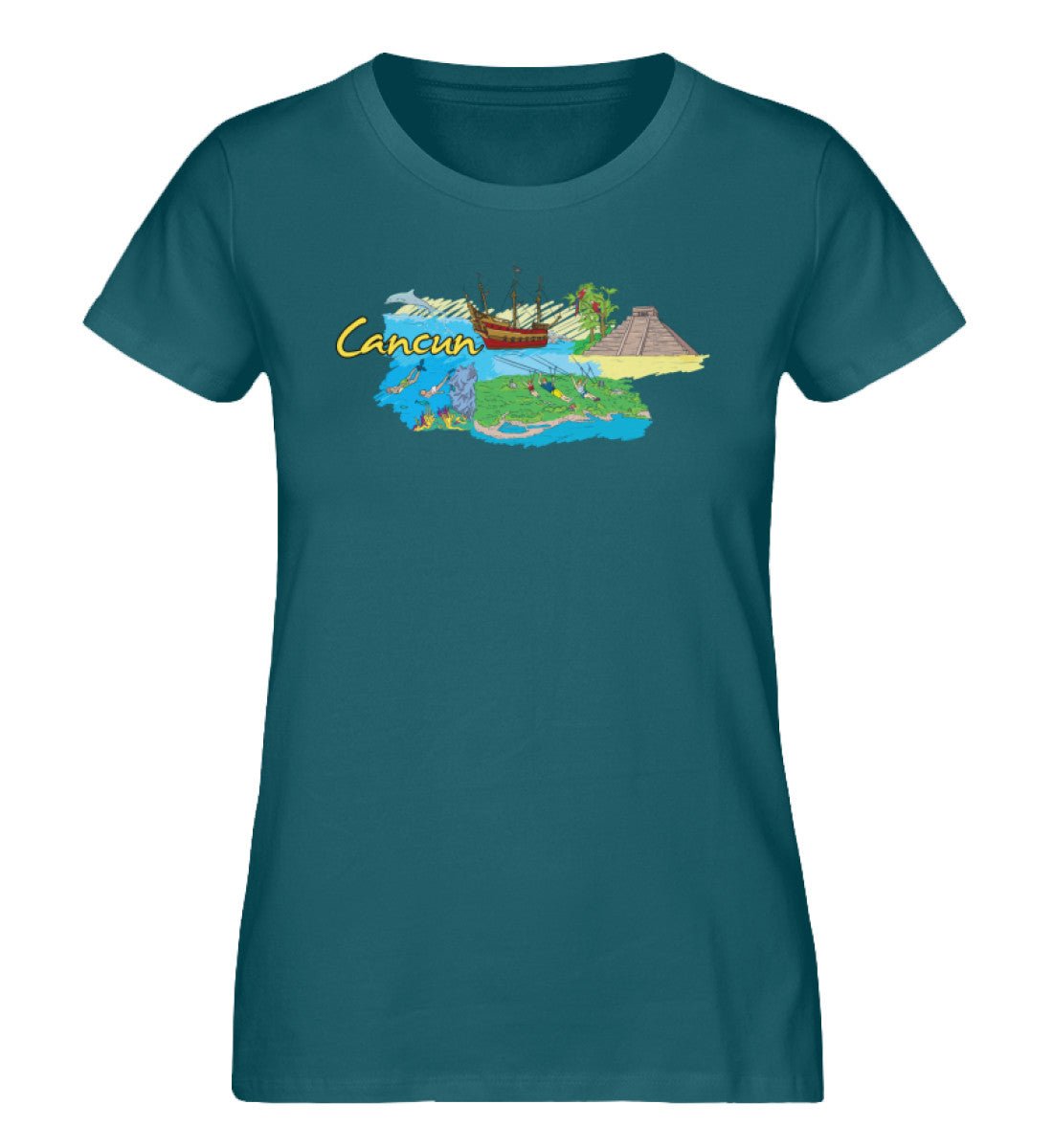 Cancun - Damen Premium Organic Shirt - AQ.Vogue