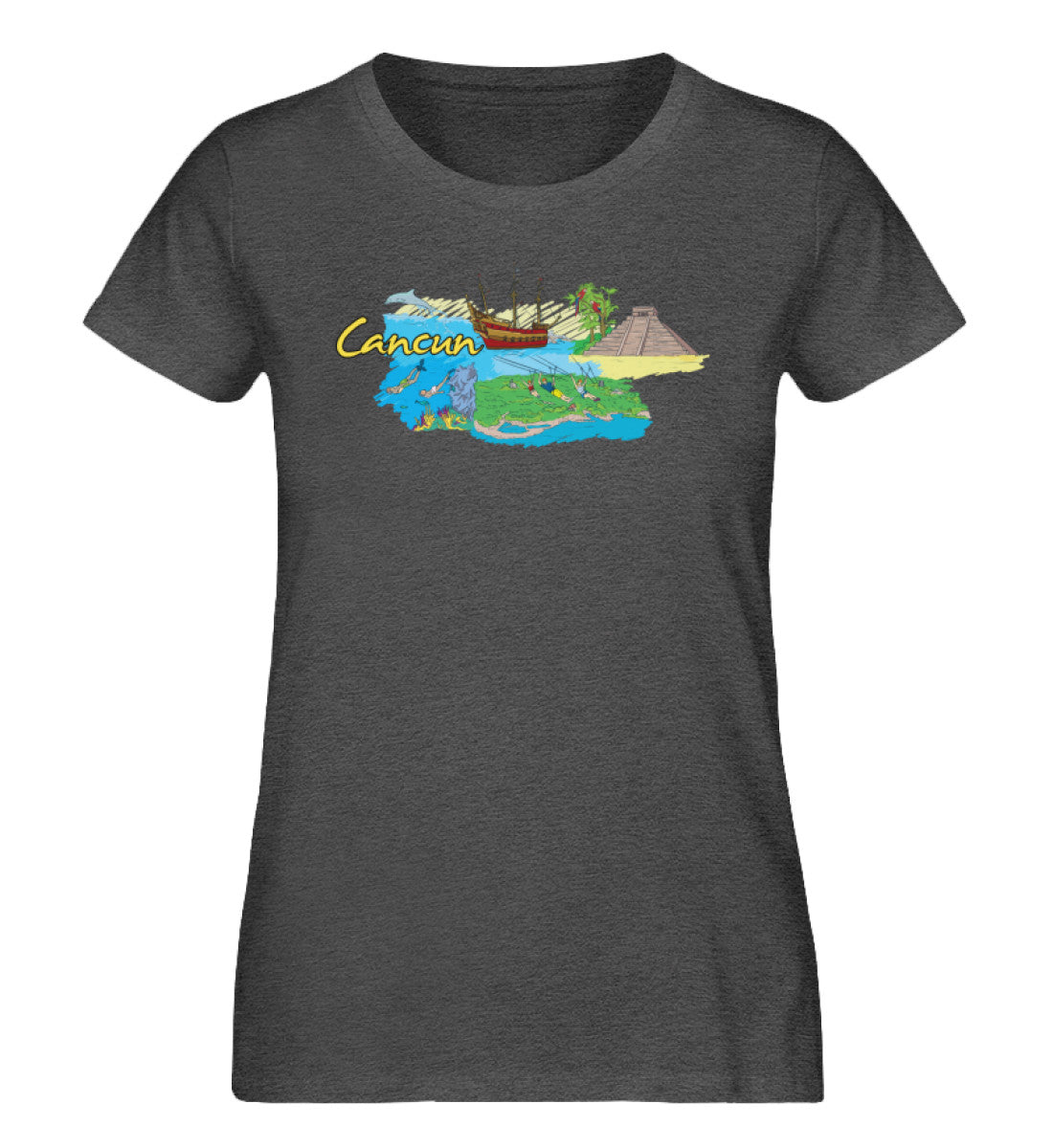 Cancun - Damen Premium Organic Shirt - AQ.Vogue