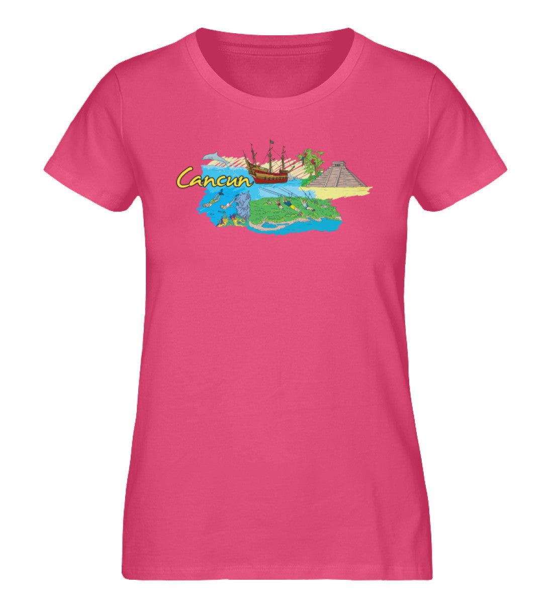 Cancun - Damen Premium Organic Shirt - AQ.Vogue
