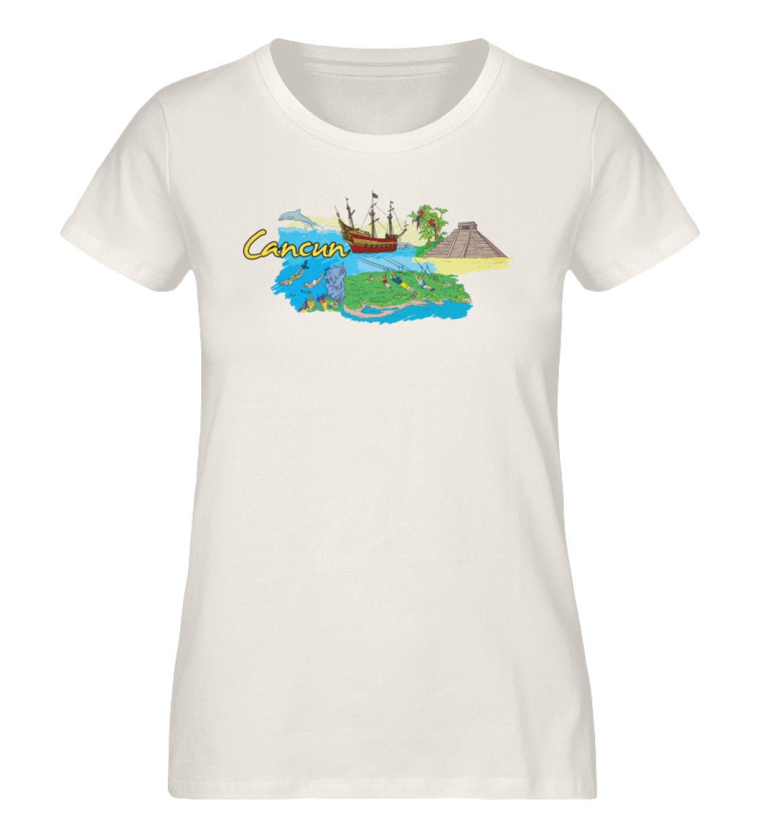 Cancun - Damen Premium Organic Shirt - AQ.Vogue