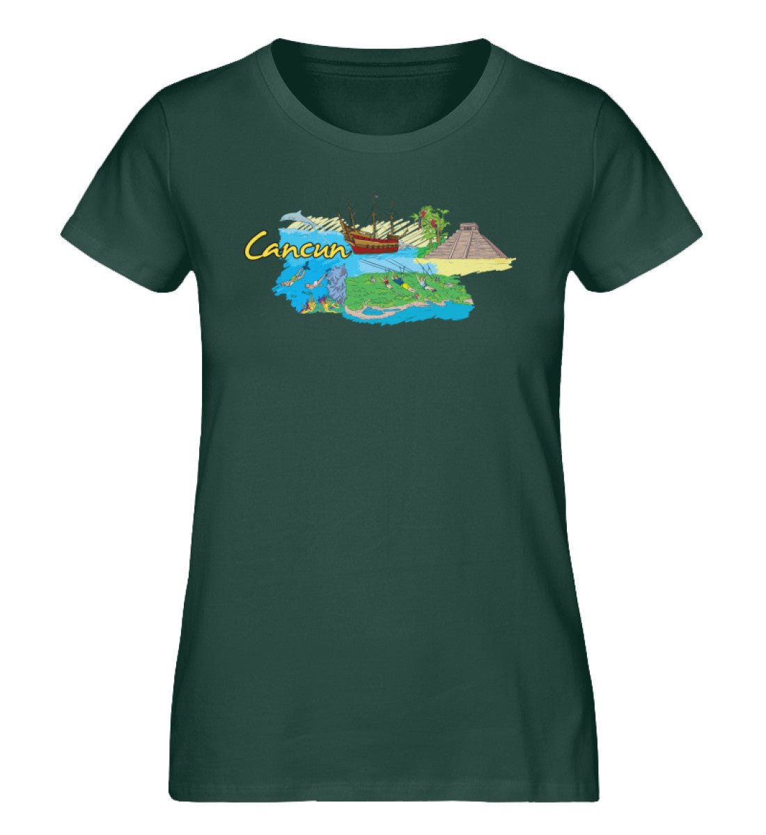 Cancun - Damen Premium Organic Shirt - AQ.Vogue