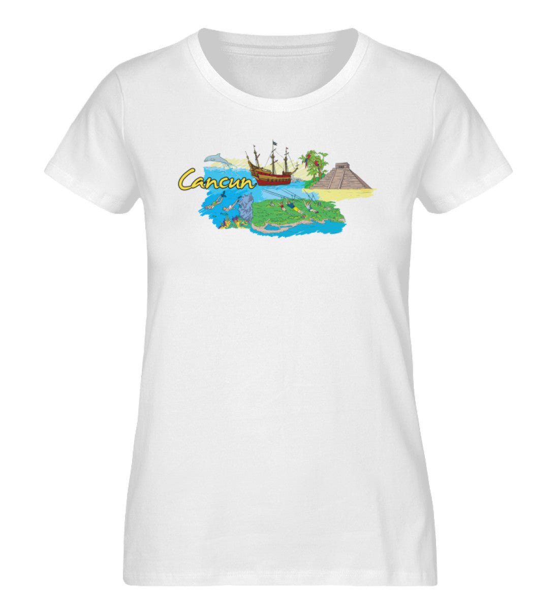 Cancun - Damen Premium Organic Shirt - AQ.Vogue