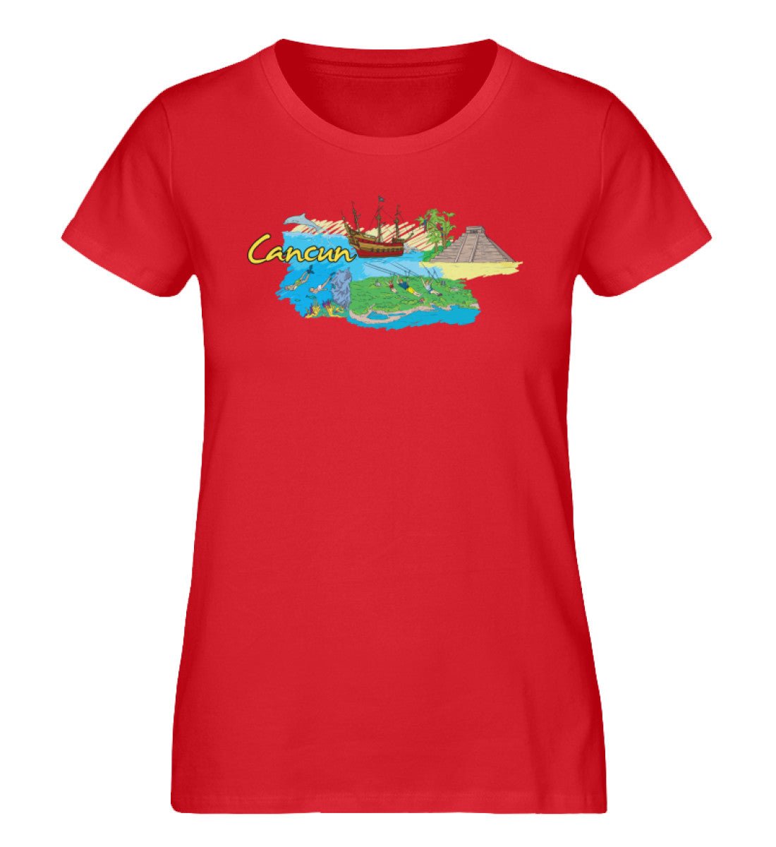 Cancun - Damen Premium Organic Shirt - AQ.Vogue