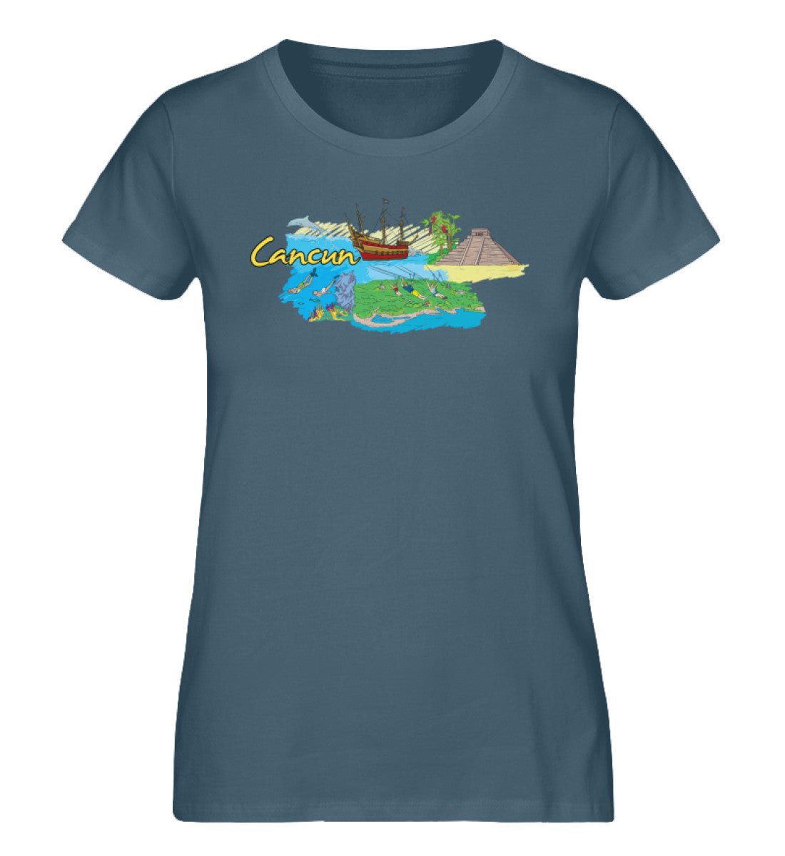 Cancun - Damen Premium Organic Shirt - AQ.Vogue