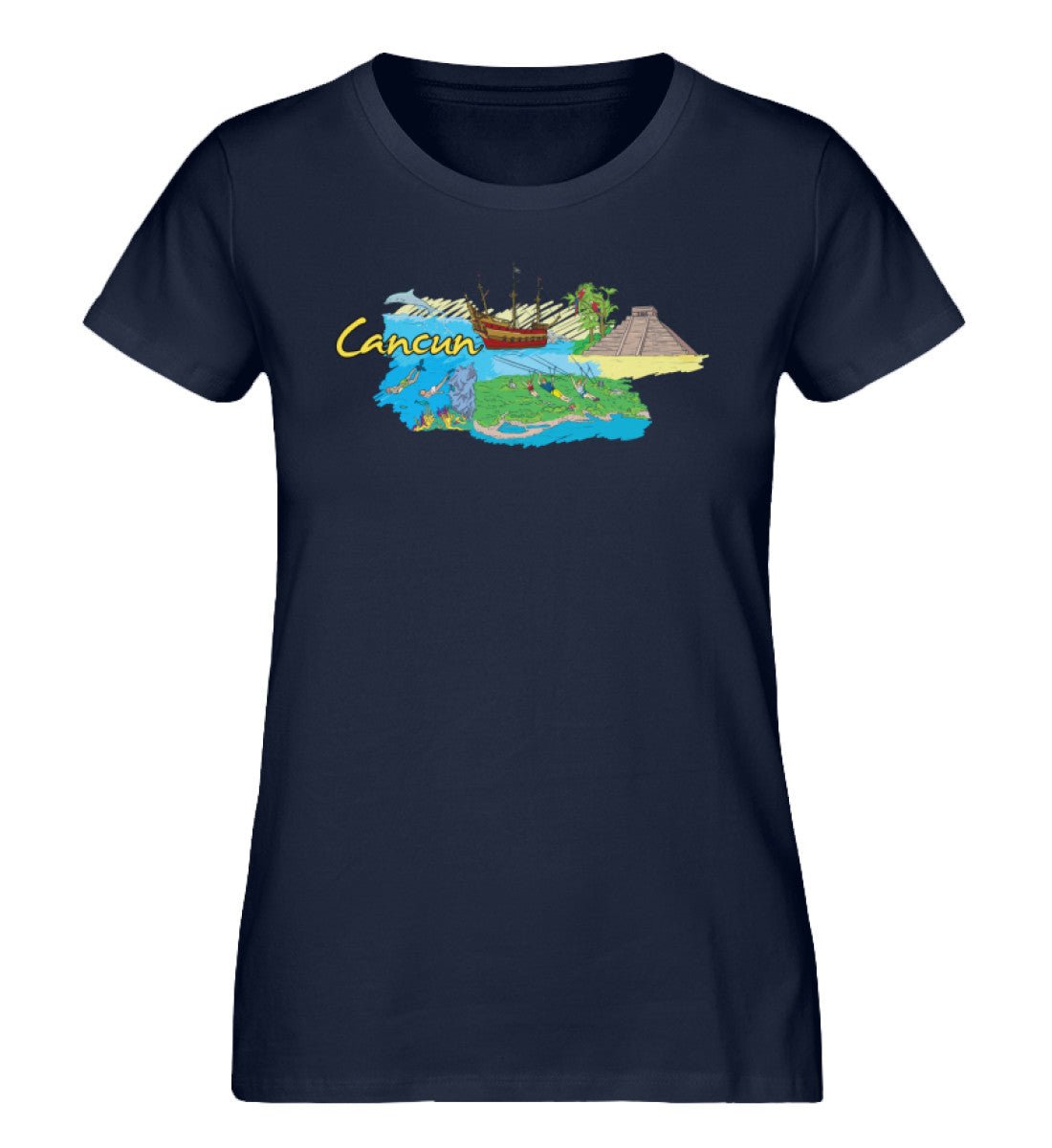 Cancun - Damen Premium Organic Shirt - AQ.Vogue