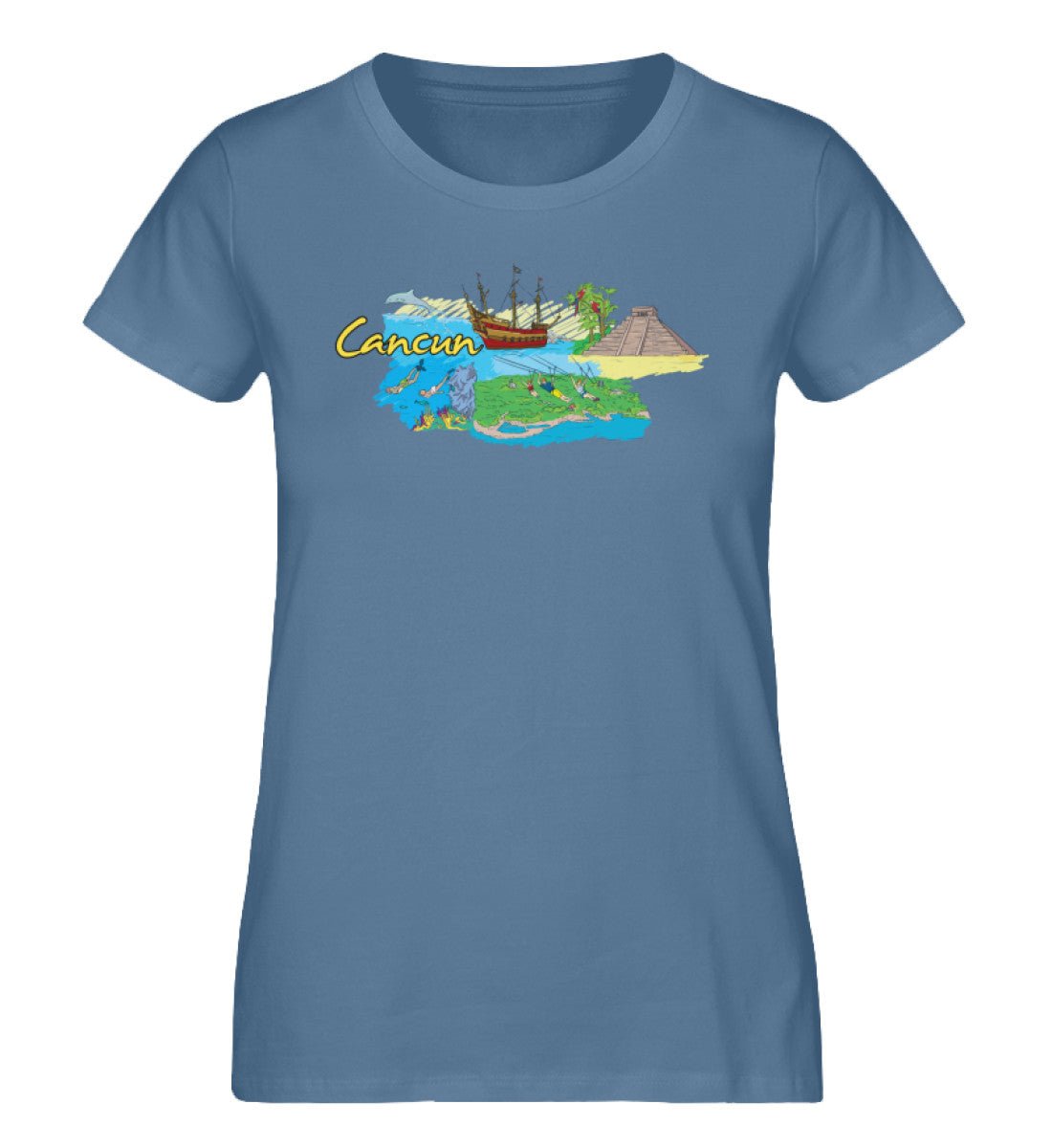 Cancun - Damen Premium Organic Shirt - AQ.Vogue