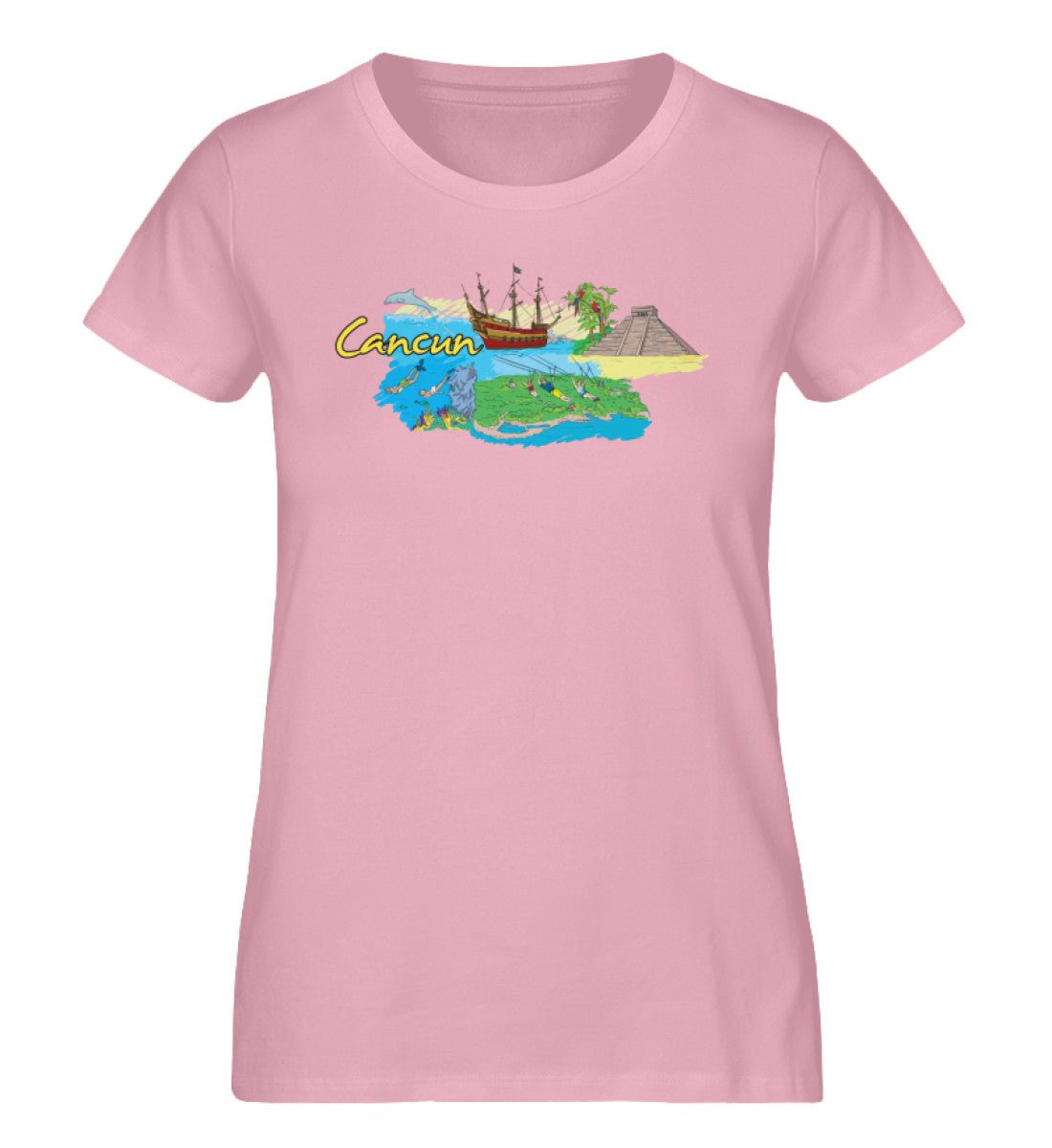 Cancun - Damen Premium Organic Shirt - AQ.Vogue