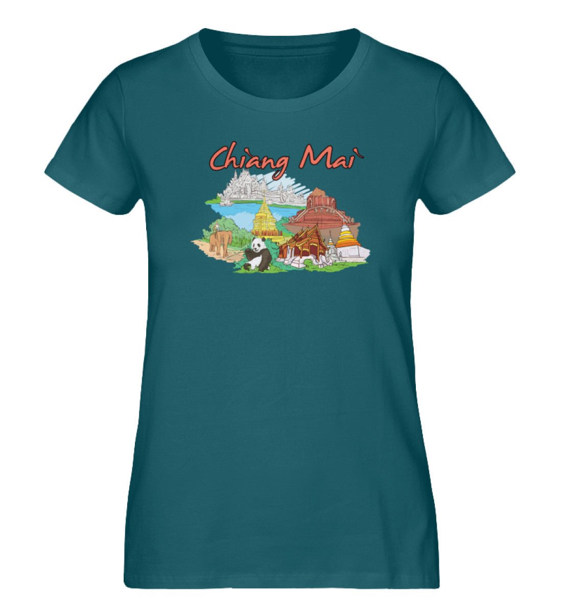 Chiang Mai - Damen Premium Organic Shirt - AQ.Vogue