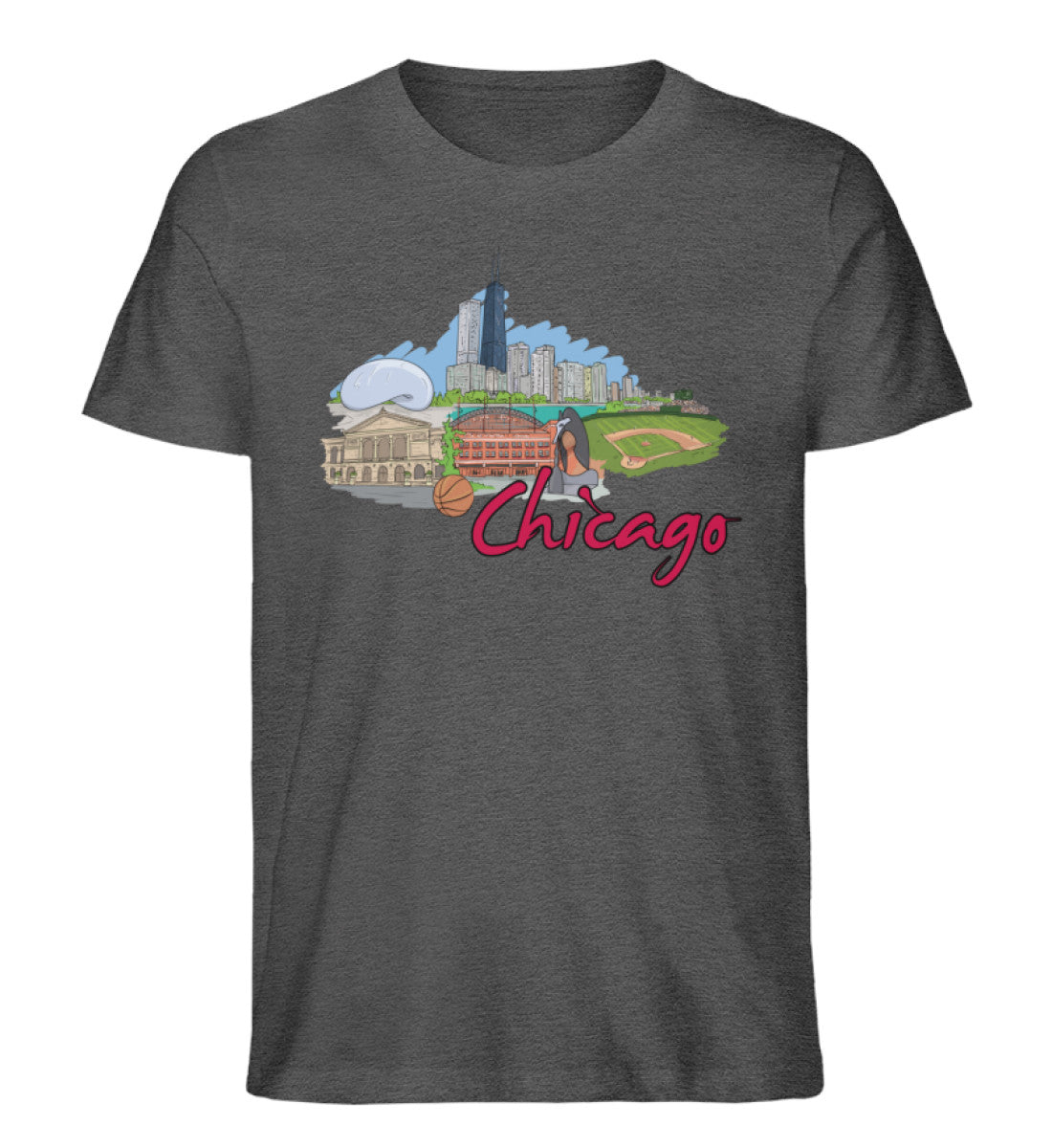 Chicago - Herren Premium Organic Shirt - AQ.Vogue