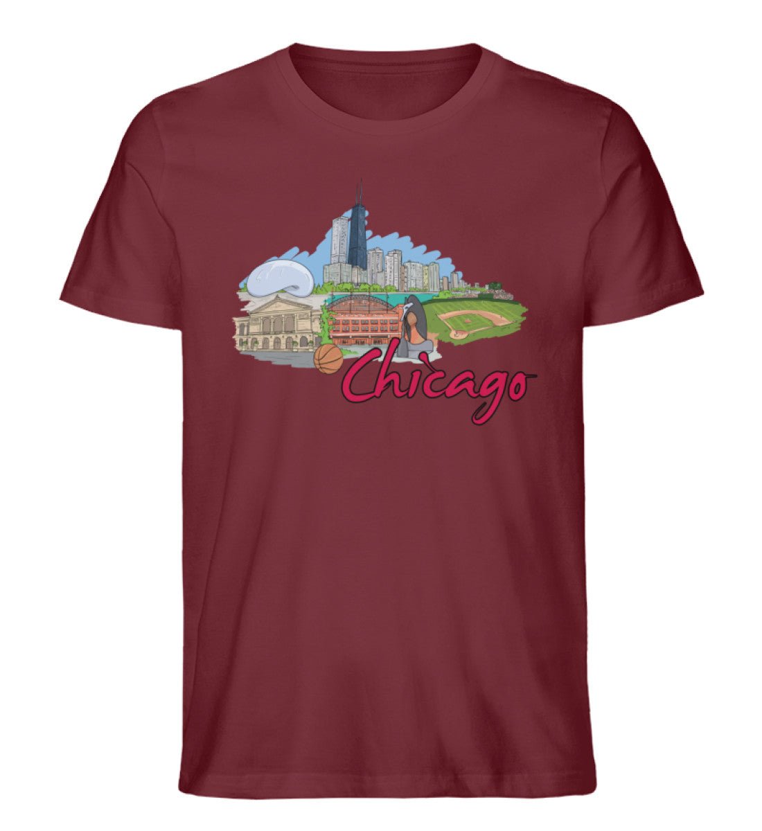 Chicago - Herren Premium Organic Shirt - AQ.Vogue
