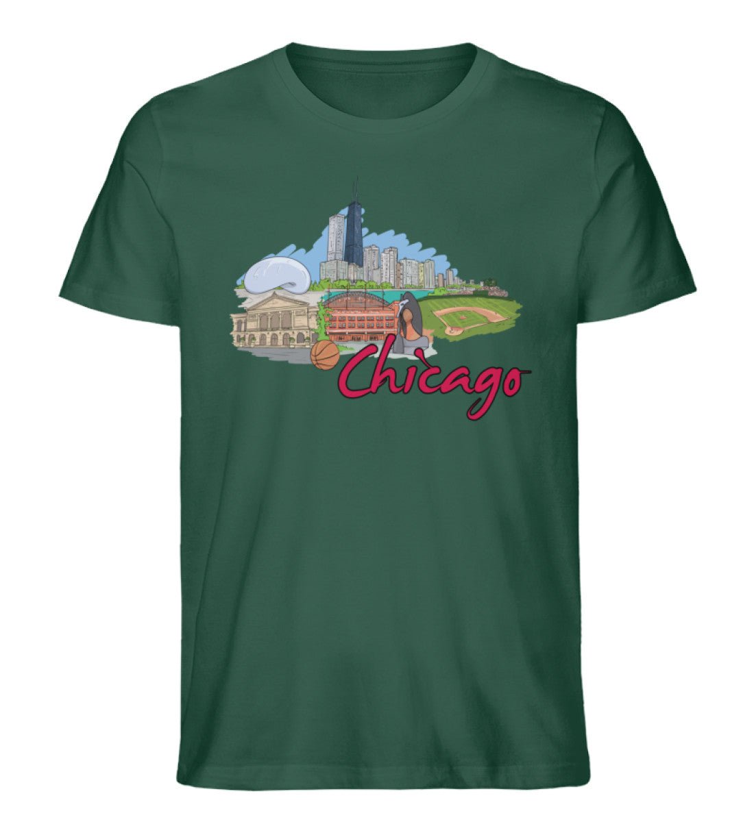 Chicago - Herren Premium Organic Shirt - AQ.Vogue