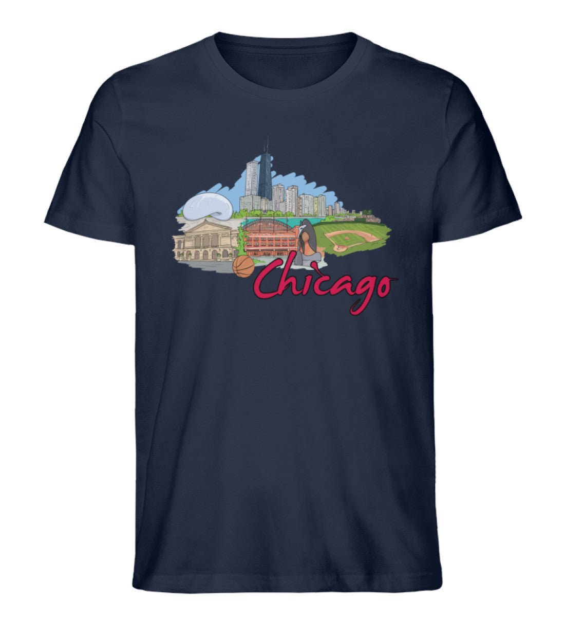 Chicago - Herren Premium Organic Shirt - AQ.Vogue