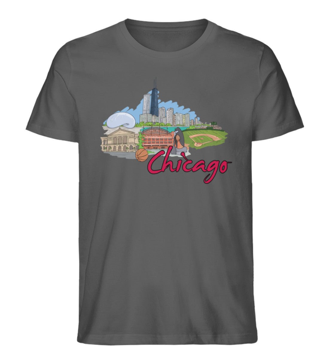 Chicago - Herren Premium Organic Shirt - AQ.Vogue