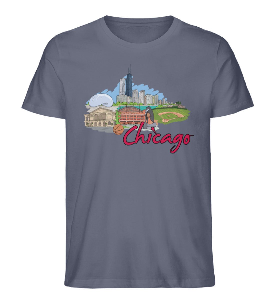 Chicago - Herren Premium Organic Shirt - AQ.Vogue