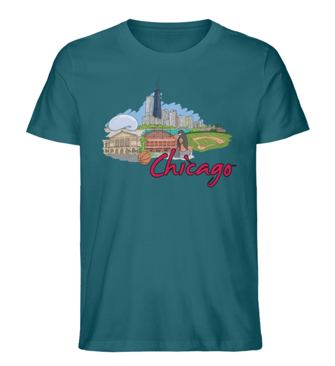 Chicago - Herren Premium Organic Shirt - AQ.Vogue