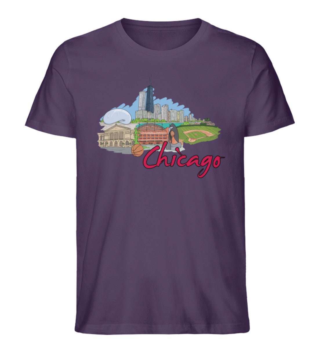 Chicago - Herren Premium Organic Shirt - AQ.Vogue