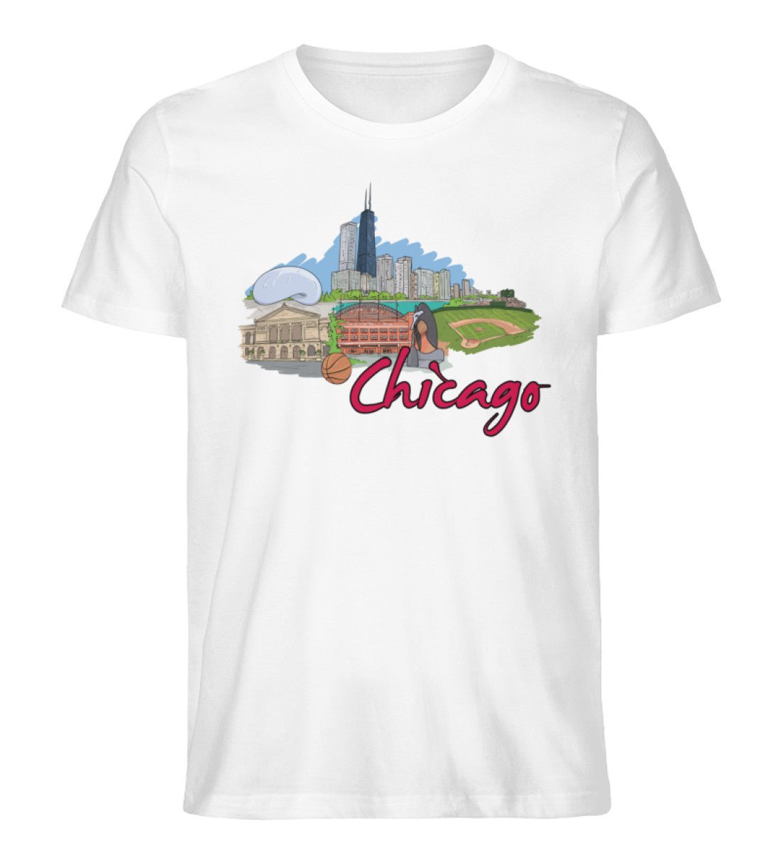 Chicago - Herren Premium Organic Shirt - AQ.Vogue